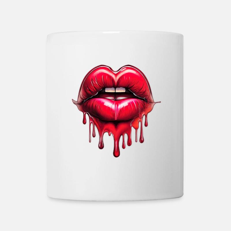 Lèvres - Mug blanc - blanc