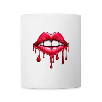 Lèvres - Mug blanc - blanc - Devant