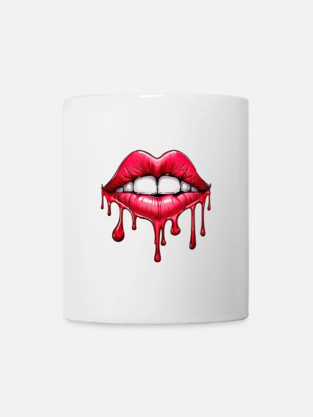 Lèvres - Mug blanc - blanc