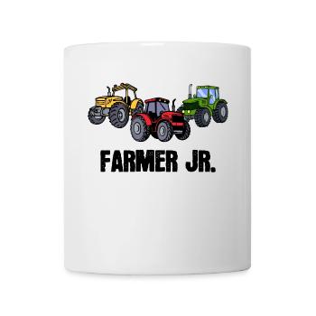 Traktor Statement Jungbauer Feld Bauernhof Farmer - Tasse - Weiß - Vorne