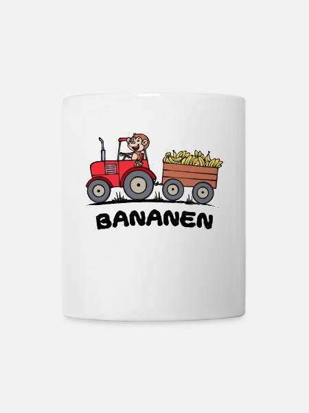 Landmaschinen Fahrzeug Spruch Traktor Schlepper - Tasse - Weiß