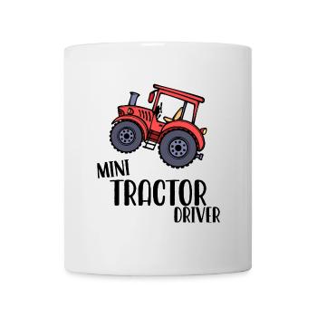 Landmaschinen Jungbauer Fahrzeug Statement Traktor - Tasse - Weiß - Vorne