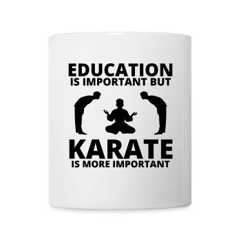 karaté, fan de karaté, cours de karaté - Mug blanc - blanc - Devant