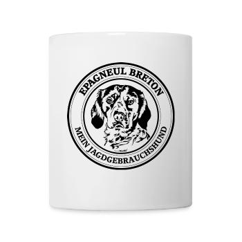 Epagneul Breton Jagdgebrauchshund Jagdhund Hunde - Tasse - Weiß - Vorne