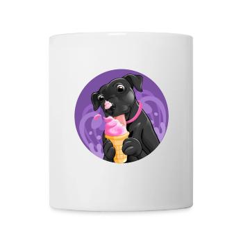 Gourmet puppy pink cream - Mug - white - Front