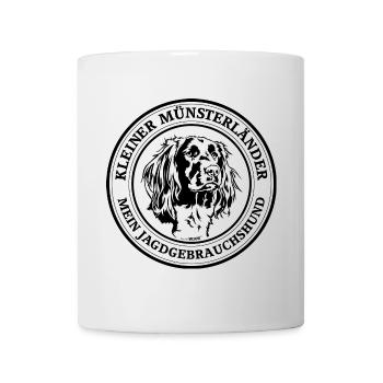 Kleiner Münsterländer Jagdgebrauchshund Jagdhund - Tasse - Weiß - Vorne