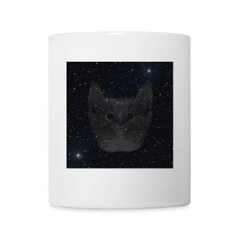 Kätzchen, sternen muster, schenken Weihnachten - Tasse - Weiß - Vorne