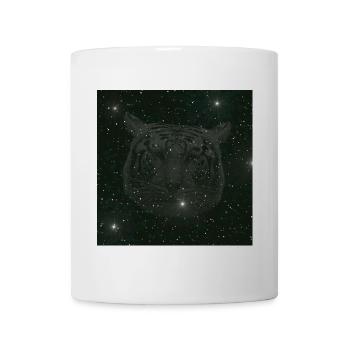 originelle Raubkatzen shirts, weißer bengal Tiger - Tasse - Weiß - Vorne