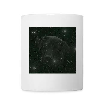 originelle geschenke, Labradorkopf nachtmuster - Tasse - Weiß - Vorne