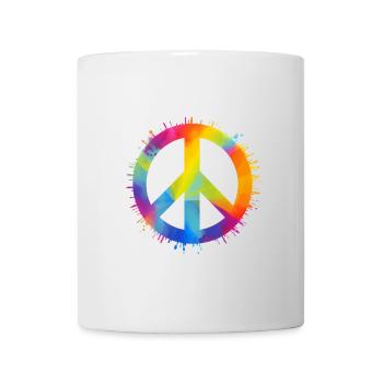 Rainbow Peace - Mug - white - Front