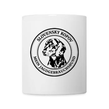 Slovensky Kopov Jagdgebrauchshund Jagdhund Hunde - Tasse - Weiß - Vorne