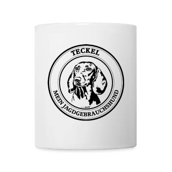 Teckel Jagdgebrauchshund Jagdhund Hunde Wilsigns - Tasse - Weiß - Vorne