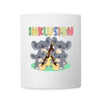 INKLUSION VIELFALT - GLEICHBERECHTIGUNG - FAMILIE - Tasse - Weiß - Vorne