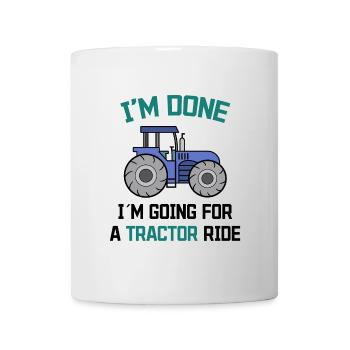 Déclaration de tracteur agricole Agriculture agricole - Mug blanc - blanc - Devant
