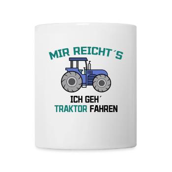 Traktor Statement Bauer Ackerbau Kraftfahrzeug - Tasse - Weiß - Vorne
