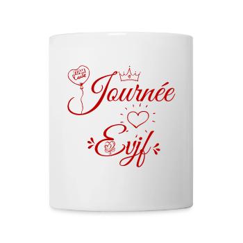 EVJF - Team Future Mariée. Enterrement célibataire - Mug blanc - blanc - Devant