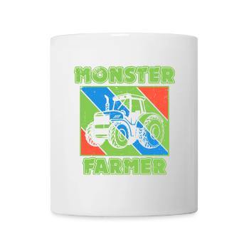 Tracteur de déclaration de véhicule agricole - Mug blanc - blanc - Devant