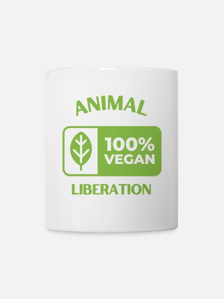 Animal Liberation, vegan - Tasse - Weiß