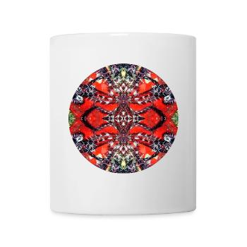 Nature Mandala Sous-marin Plume Étoile - Mug blanc - blanc - Devant