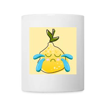 Sad lemon COMIC WINE LIME SUMMER FOOD - Mug - white - Front