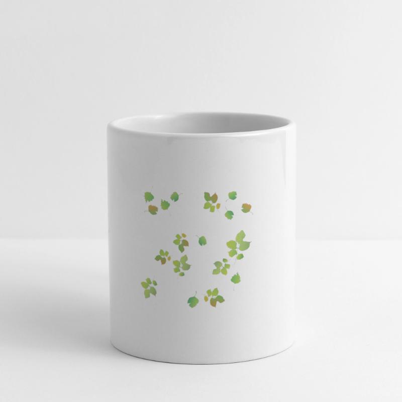 Spring Leaves Pattern Mug