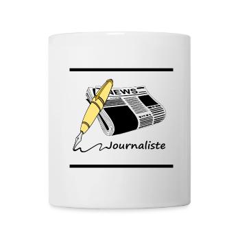 Journaliste - Mug blanc - blanc - Devant