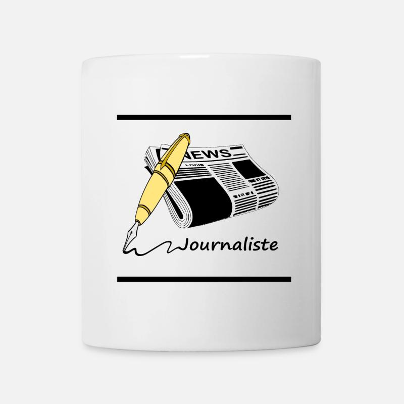 Journaliste - Mug blanc - blanc