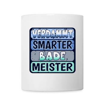 Bademeister - SCHWIMMEN FREIBAD - SEE - MEER - Tasse - Weiß - Vorne