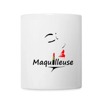 Maquilleuse - Mug blanc - blanc - Devant