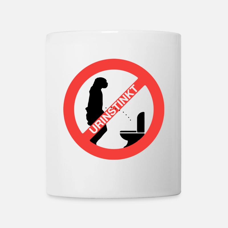 Urinstinkt - Tasse - Weiß