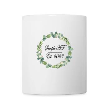 Flower Circle Print by Simple.AF - Mug - white - Front