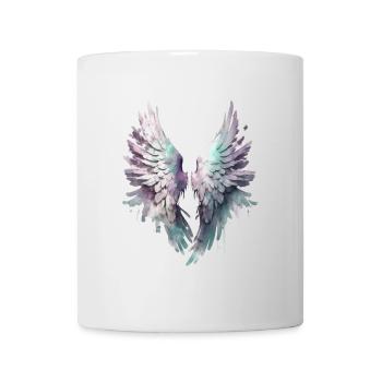 Pastel Watercolor Wings - Mug - white - Front