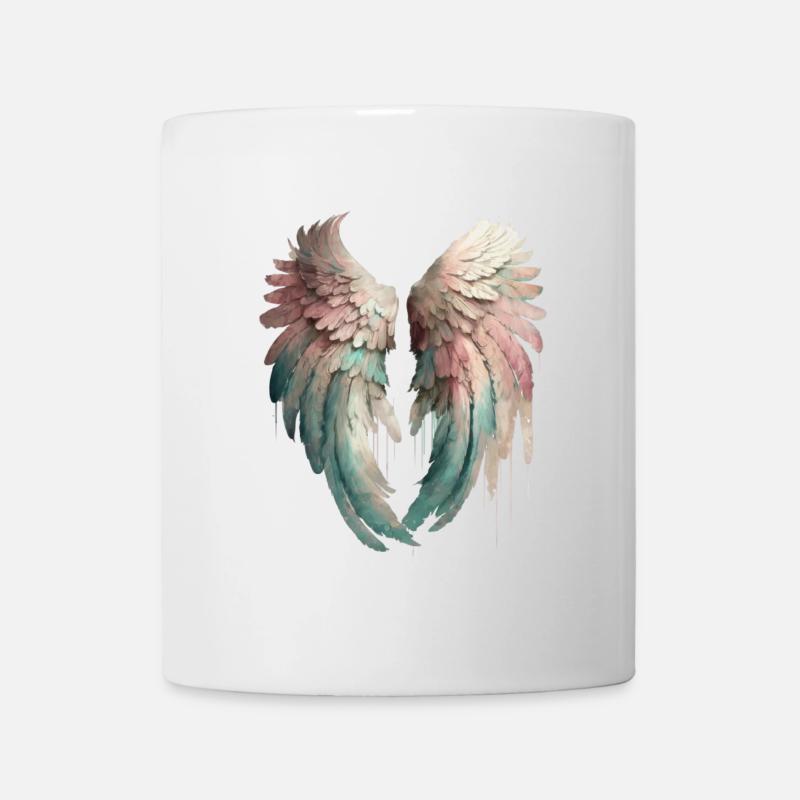 Ailes pastel éthérées légères - Mug blanc - blanc