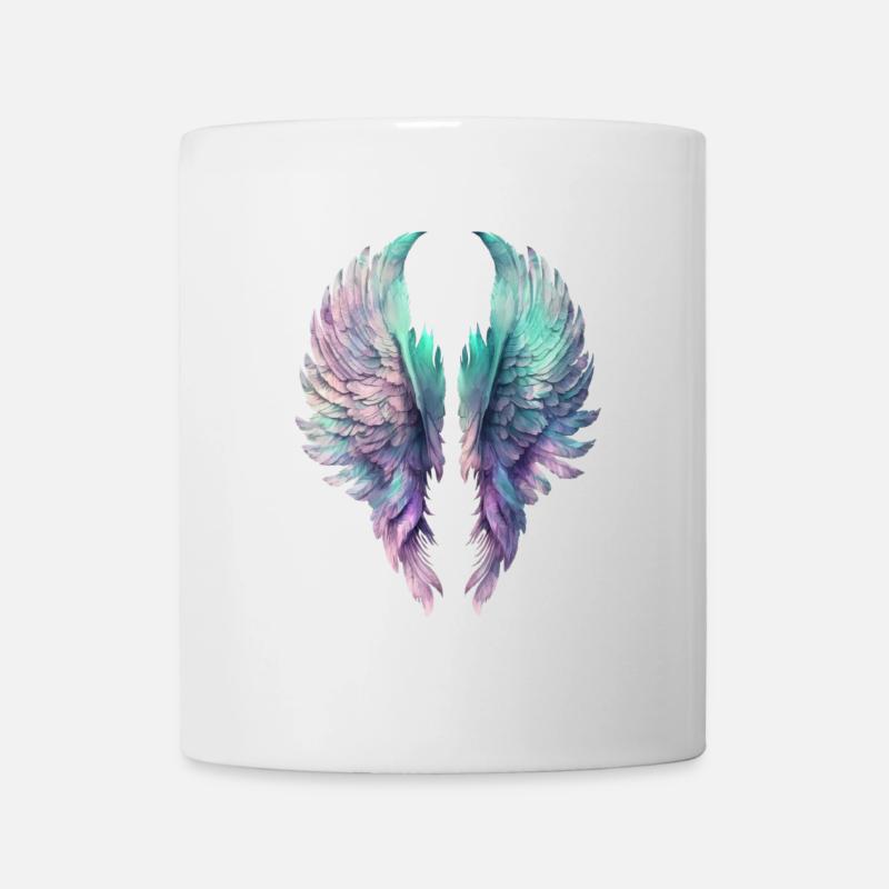 Iridescent Pastel Wings - Mug - white