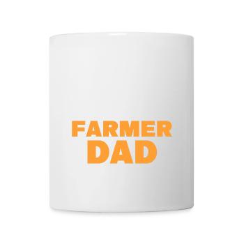 Déclaration du tracteur agriculteur Champ agricole biologique - Mug blanc - blanc - Devant