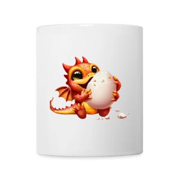 Mignon dragon - Mug blanc - blanc - Devant
