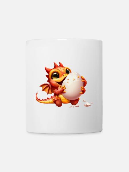 Mignon dragon - Mug blanc - blanc