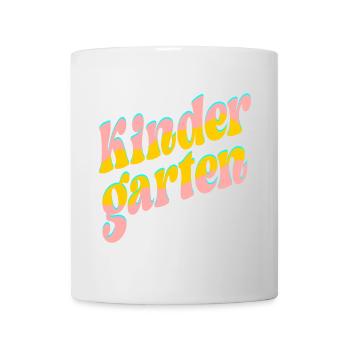 Kindergarten Erzieherin - EINGEWÖHNUNGSWOCHEN - Tasse - Weiß - Vorne