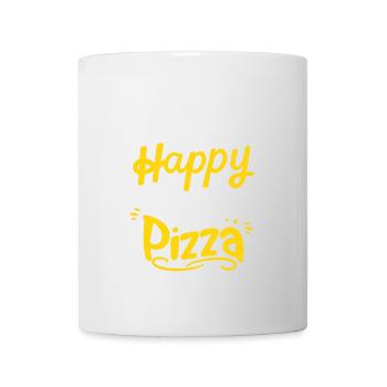 Happy Pizza - Mug - white - Front