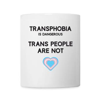 Mois de la fierté LGBT - Personnes trans - Mug blanc - blanc - Devant
