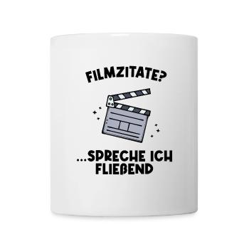 Movies Binge Watching Series Filme Statement - Tasse - Weiß - Vorne