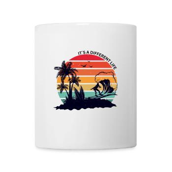 L’été à Malibu - Mug blanc - blanc - Devant
