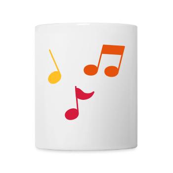 Partitions – 3 couleurs - Mug blanc - blanc - Devant