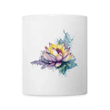 Lotus - Mug blanc - blanc - Devant