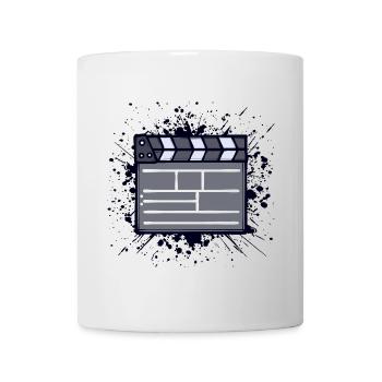 Cinéma Nuit Télévision Caméra Films Cineaste Films - Mug blanc - blanc - Devant