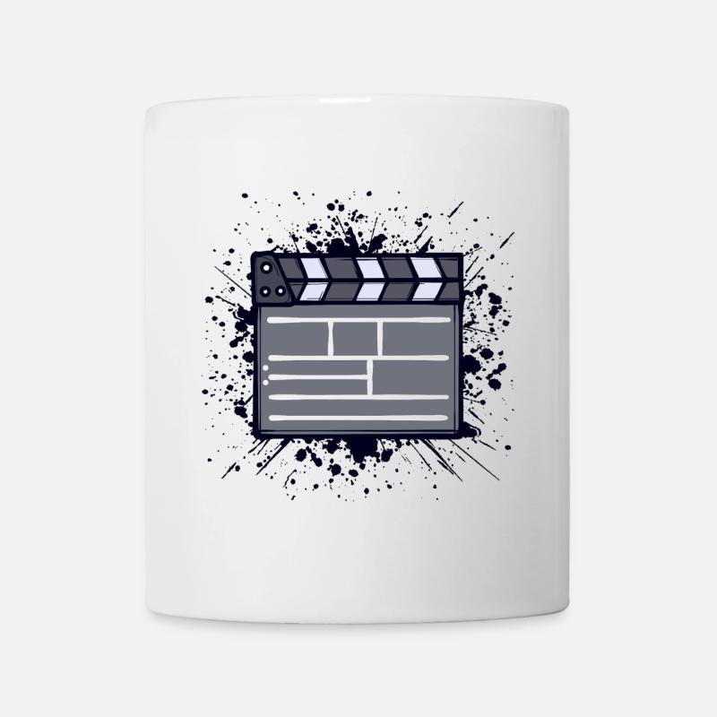 Cinéma Nuit Télévision Caméra Films Cineaste Films - Mug blanc - blanc