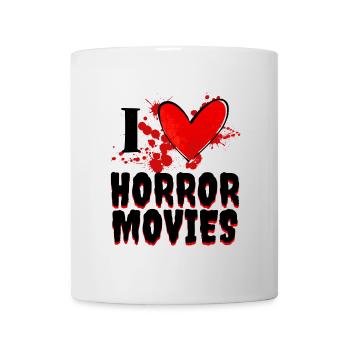 I Love Movie Statement Movies Heart Cinema Series - Mug blanc - blanc - Devant