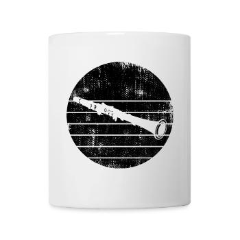 Clarinet Drawing - Mug - white - Front