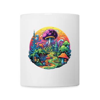 Champignons psychédéliques - Mug blanc - blanc - Devant