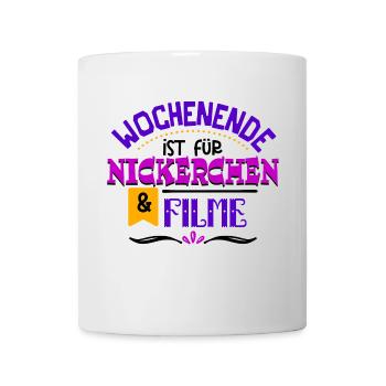 Movies Filme Statement kinoabend Film Schauen Kino - Tasse - Weiß - Vorne